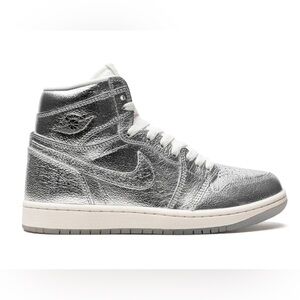 **Flash Sale**Air Jordan 1 High OG "Metallic Silver" sneakers